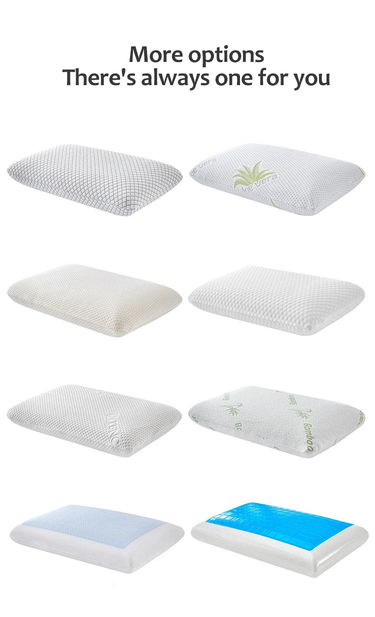 Cooling Memory Foam Pillow – Premium Gel Cooling Pillow for Sleeping, Long-Lasting Comfort