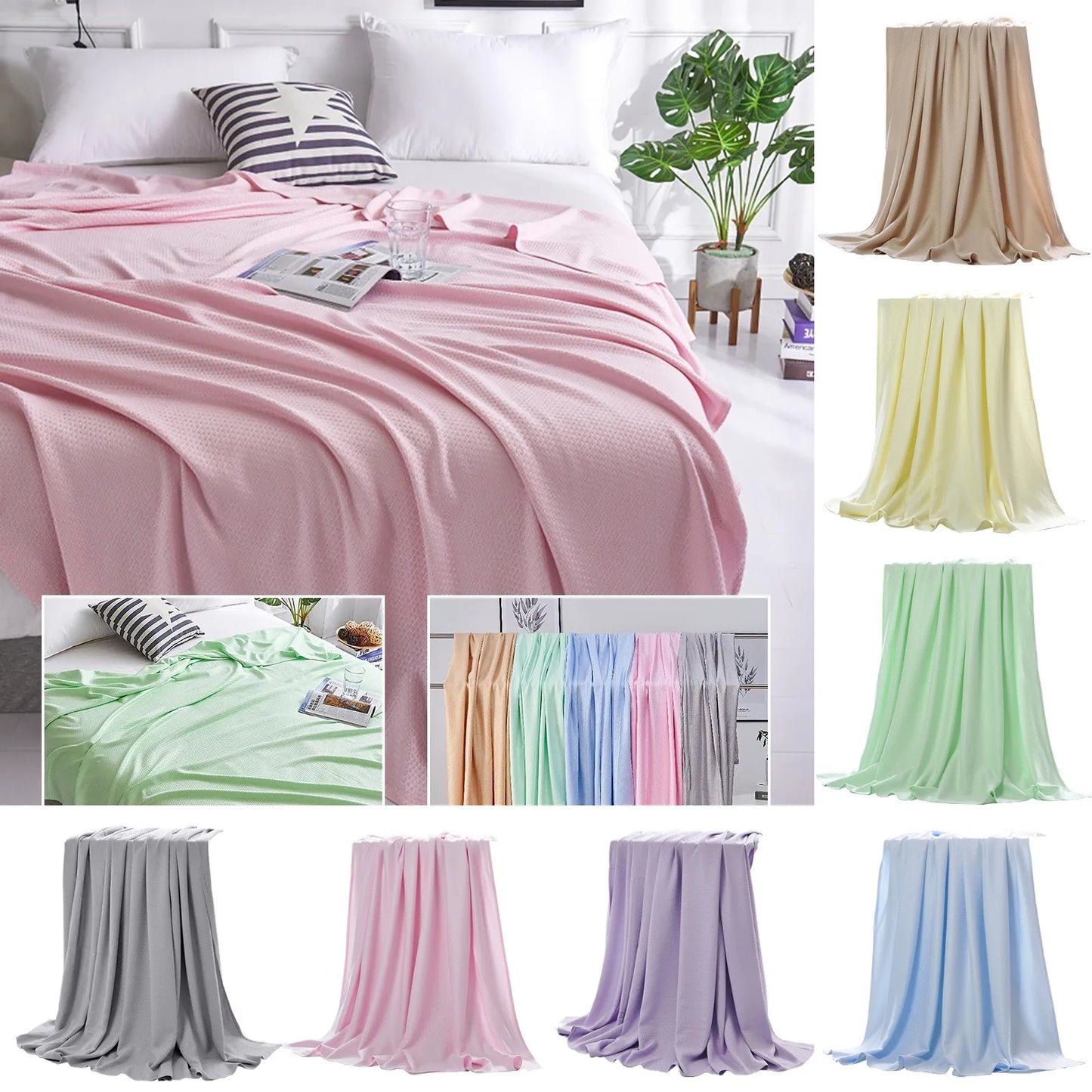 Bamboo Cooling Blanket – Ultra Light & Breathable